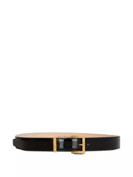 Кожаный ремень Balmain, черный
