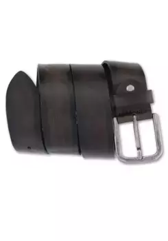 Кожаный ремень BERND GTZ из фрезерованной натуральной кожи, коричневый