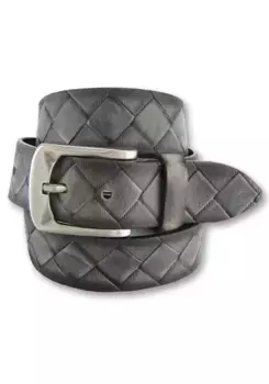 Кожаный ремень BERND GTZ, кожаный ремень эксклюзивного плетения в деревенском стиле, коричневый