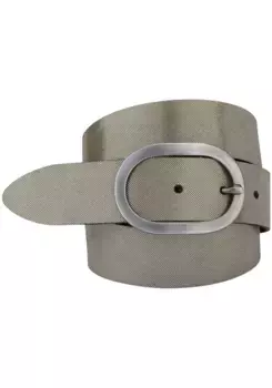 Кожаный ремень BERND GTZ, кожаный ремень с блестящим эффектом в металлическом стиле, коричневый