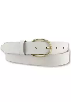 Кожаный ремень BERND GTZ, кремовый