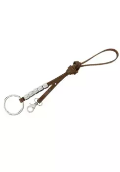 Кожаный ремень BERND GTZ, набедренный ремень очень узкого вида и застежка-карабин, цвет Cognac