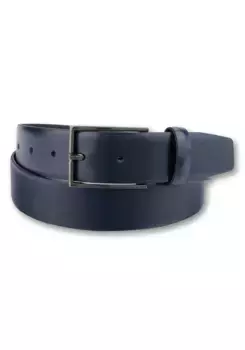 Кожаный ремень BERND GTZ с элегантным блеском и эффектной застежкой, цвет морской волны