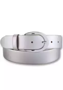 Кожаный ремень BERND GTZ, серебристый