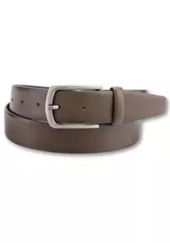 Кожаный ремень BERND GTZ в классическом стиле с теневой кромкой, коричневый