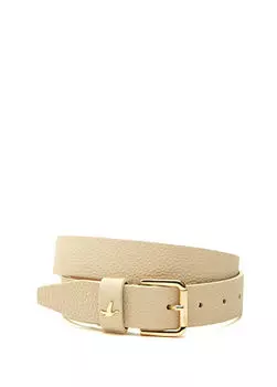 Кожаный ремень Beymen Club, экрю