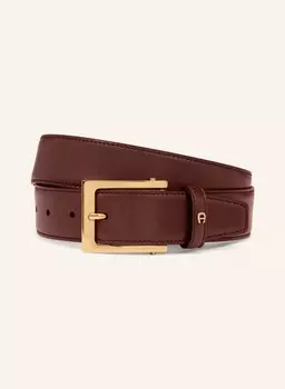 Кожаный ремень бизнес Aigner, красный