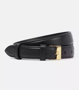Кожаный ремень Bottega Veneta, черный