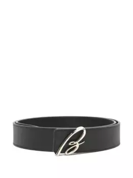 Кожаный ремень Brioni, черный