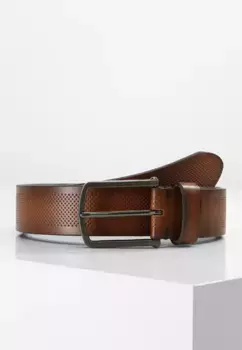 Кожаный ремень бугатти Bugatti, цвет Cognac