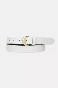 Кожаный ремень Calvin Klein, бежевый