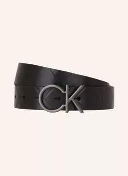 Кожаный ремень Calvin Klein, черный