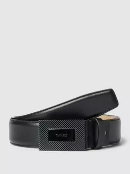 Кожаный ремень Calvin Klein, черный