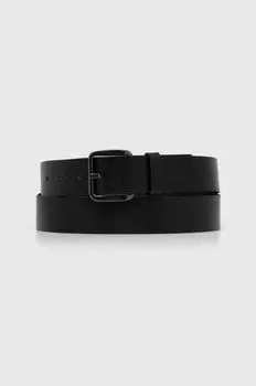 Кожаный ремень Calvin Klein, черный
