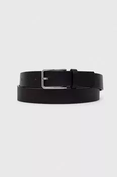 Кожаный ремень Calvin Klein, черный