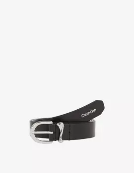 Кожаный ремень Calvin Klein, черный