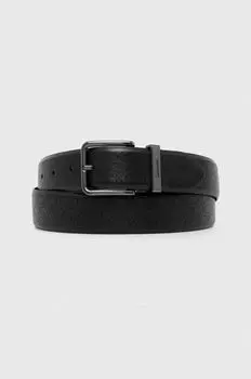 Кожаный ремень Calvin Klein, черный