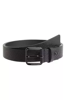 Кожаный ремень Calvin Klein, черный