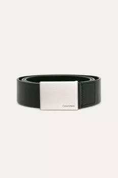 Кожаный ремень Calvin Klein, черный