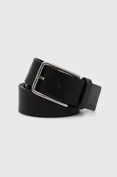 Кожаный ремень Calvin Klein, черный