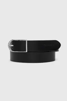 Кожаный ремень Calvin Klein, черный