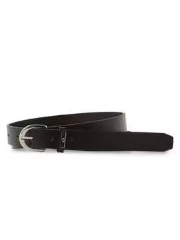 Кожаный ремень Calvin Klein, черный