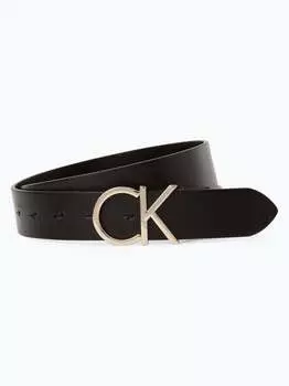 Кожаный ремень Calvin Klein, черный