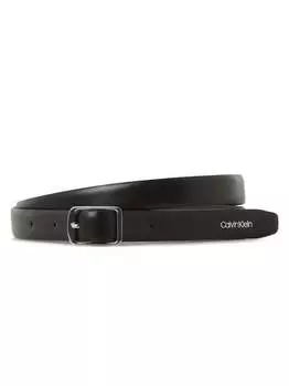 Кожаный ремень Calvin Klein, черный