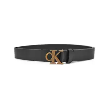 Кожаный ремень Calvin Klein, черный