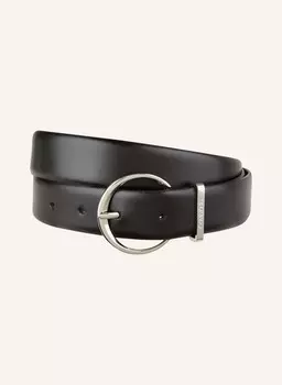 Кожаный ремень Calvin Klein, черный