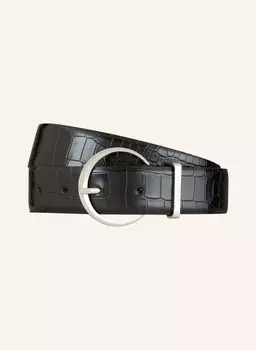 Кожаный ремень Calvin Klein, черный