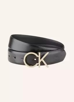 Кожаный ремень Calvin Klein, черный