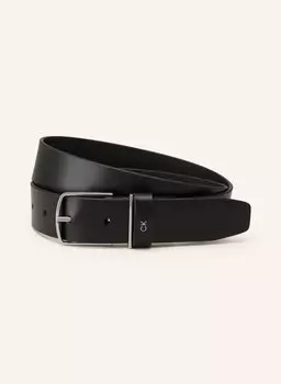 Кожаный ремень Calvin Klein, черный