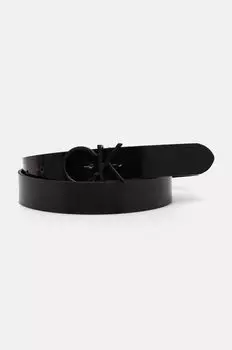 Кожаный ремень Calvin Klein, черный