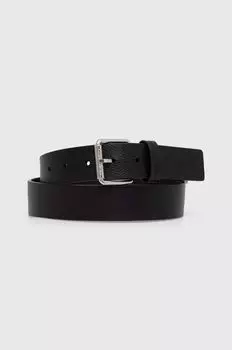 Кожаный ремень Calvin Klein, черный