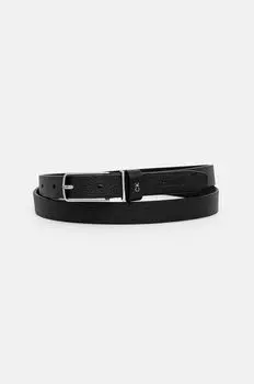 Кожаный ремень Calvin Klein, черный