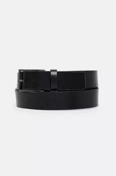 Кожаный ремень Calvin Klein, черный