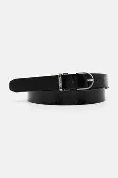 Кожаный ремень Calvin Klein, черный