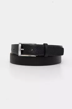 Кожаный ремень Calvin Klein, черный