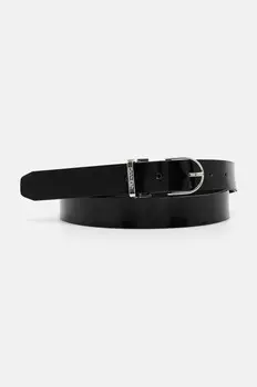 Кожаный ремень Calvin Klein, черный