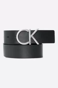 Кожаный ремень Calvin Klein, черный