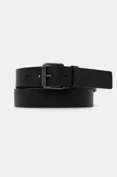 Кожаный ремень Calvin Klein, черный