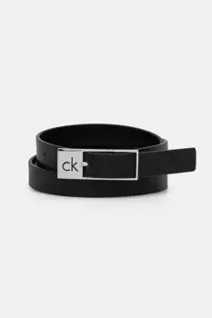 Кожаный ремень Calvin Klein, черный