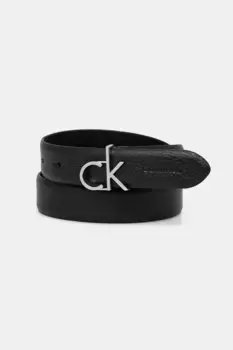 Кожаный ремень Calvin Klein, черный