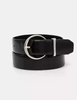 Кожаный ремень Calvin Klein, черный