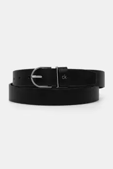 Кожаный ремень Calvin Klein, черный