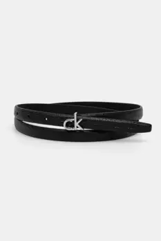 Кожаный ремень Calvin Klein, черный