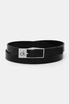 Кожаный ремень Calvin Klein, черный
