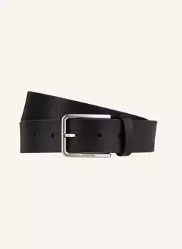Кожаный ремень Calvin Klein, черный
