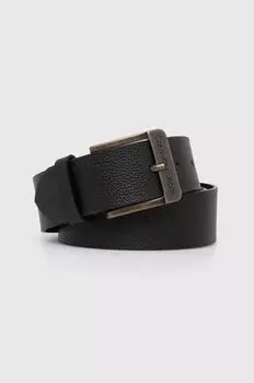 Кожаный ремень Calvin Klein Jeans, черный